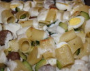 Pasta al forno con zucchine