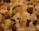 Pasta al forno con zucchine