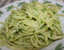 Linguine al pesto di rucola