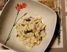 Risotto in crema di radicchio