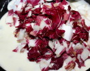 Risotto in crema di radicchio