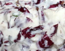 Risotto in crema di radicchio