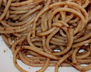 Spaghetti al pesto di radicchio