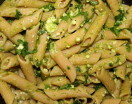 Penne integrali al pesto di Rucola e Uova di quaglia